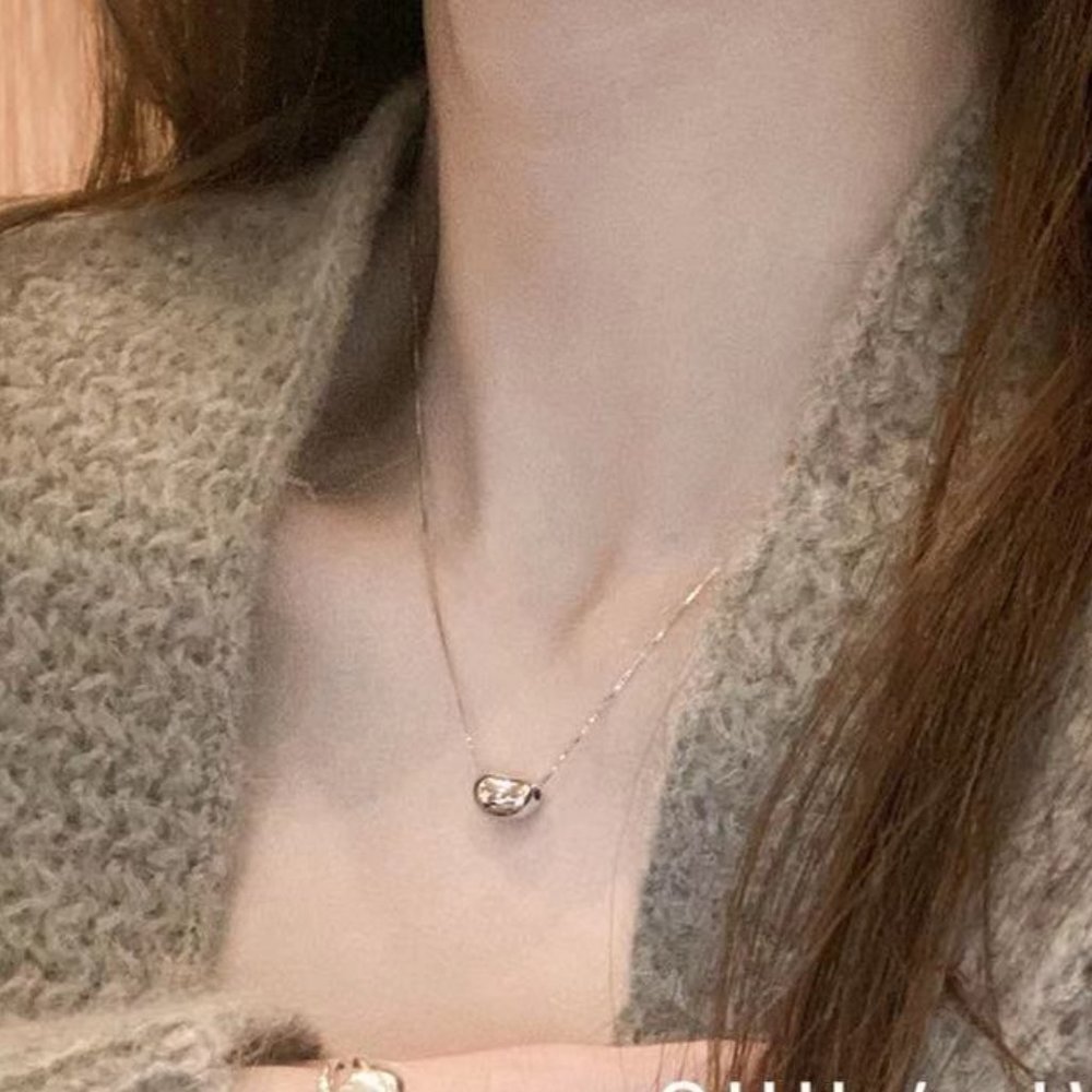 💙Golden/Silver Lucky Bean Necklaces - Picture 13 of 15